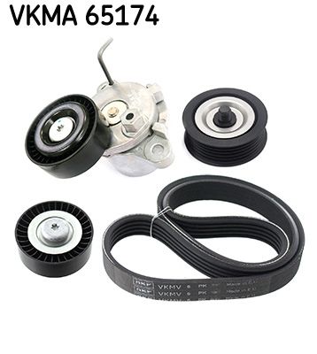 SKF Komplet klinastog rebrastog remena